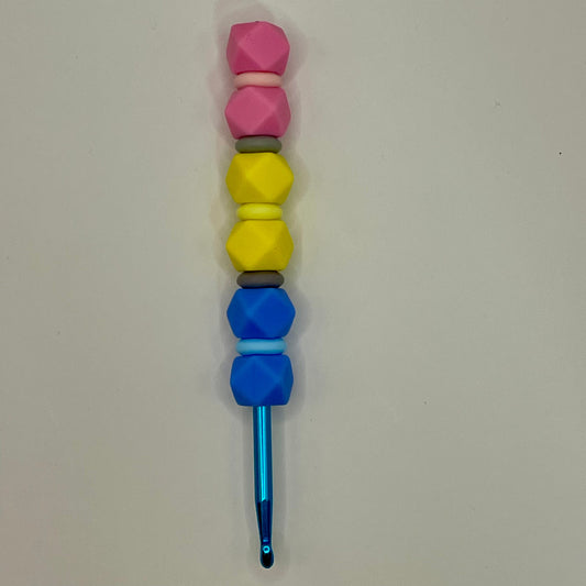 Pansexual 5mm Pride Crochet Hook