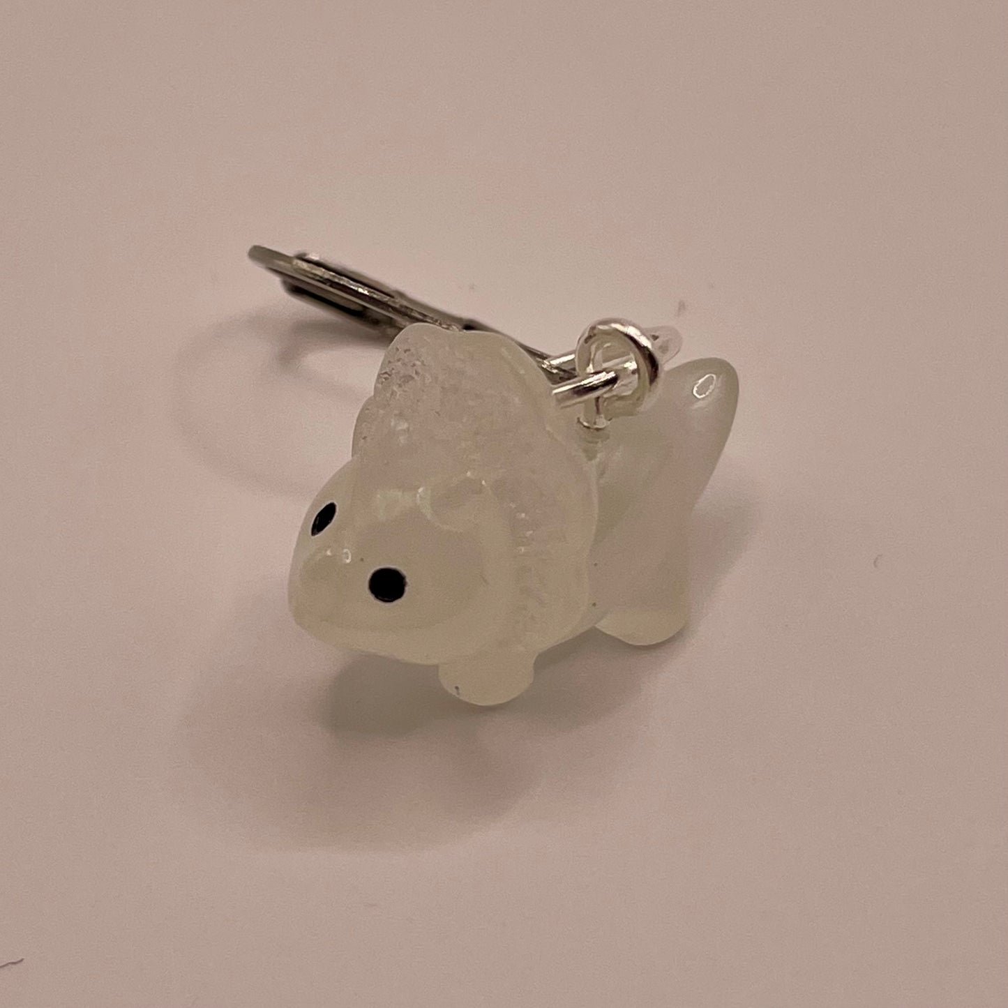 Tiny Triceratops Stitch Markers