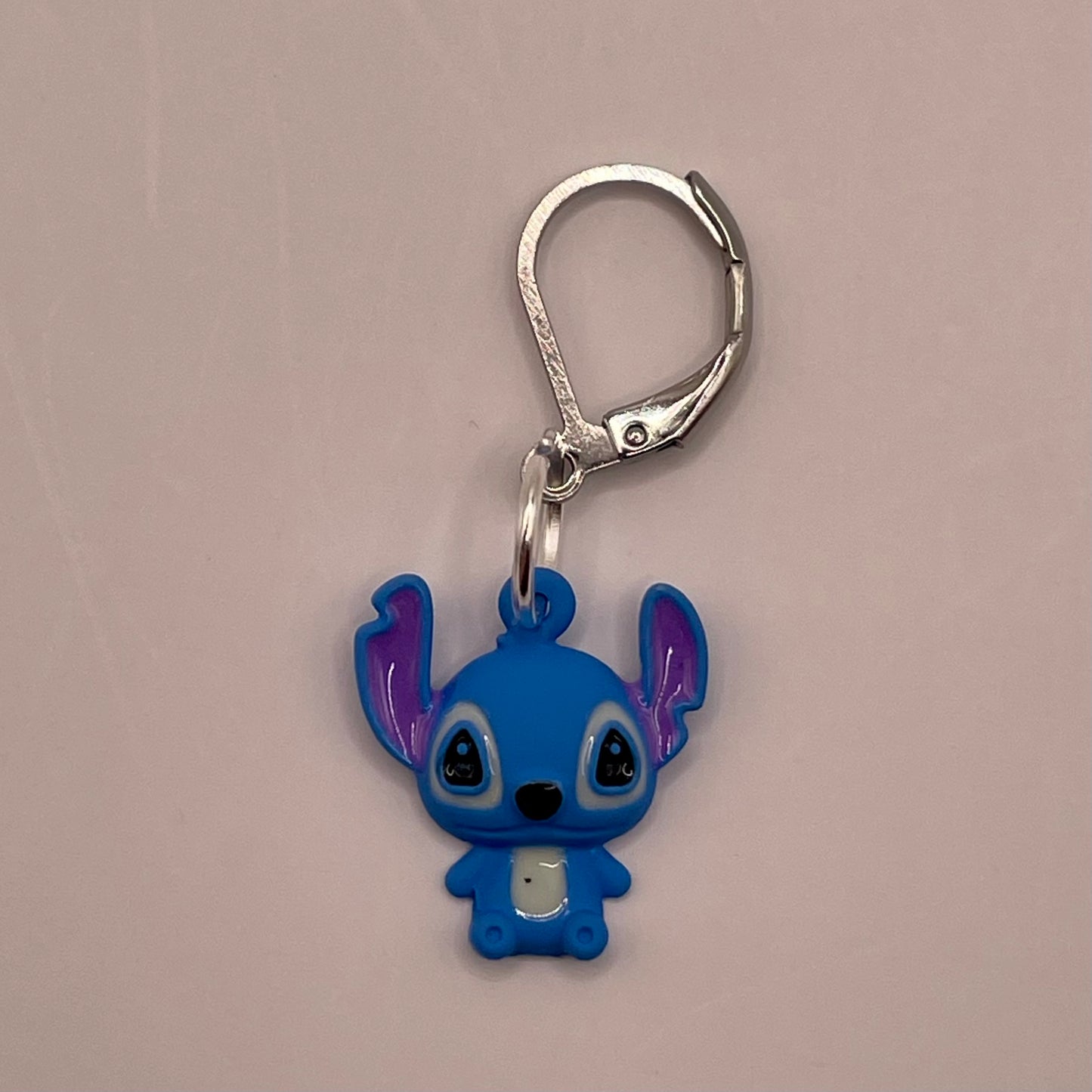 Blue Alien Stitch Marker