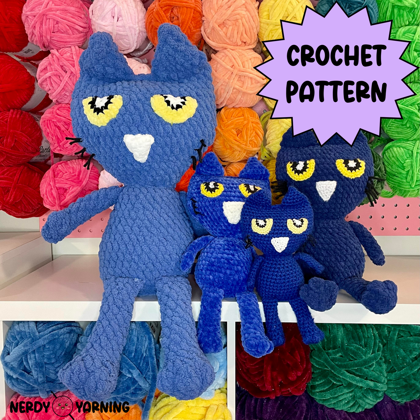 Blue Cat - Crochet Pattern