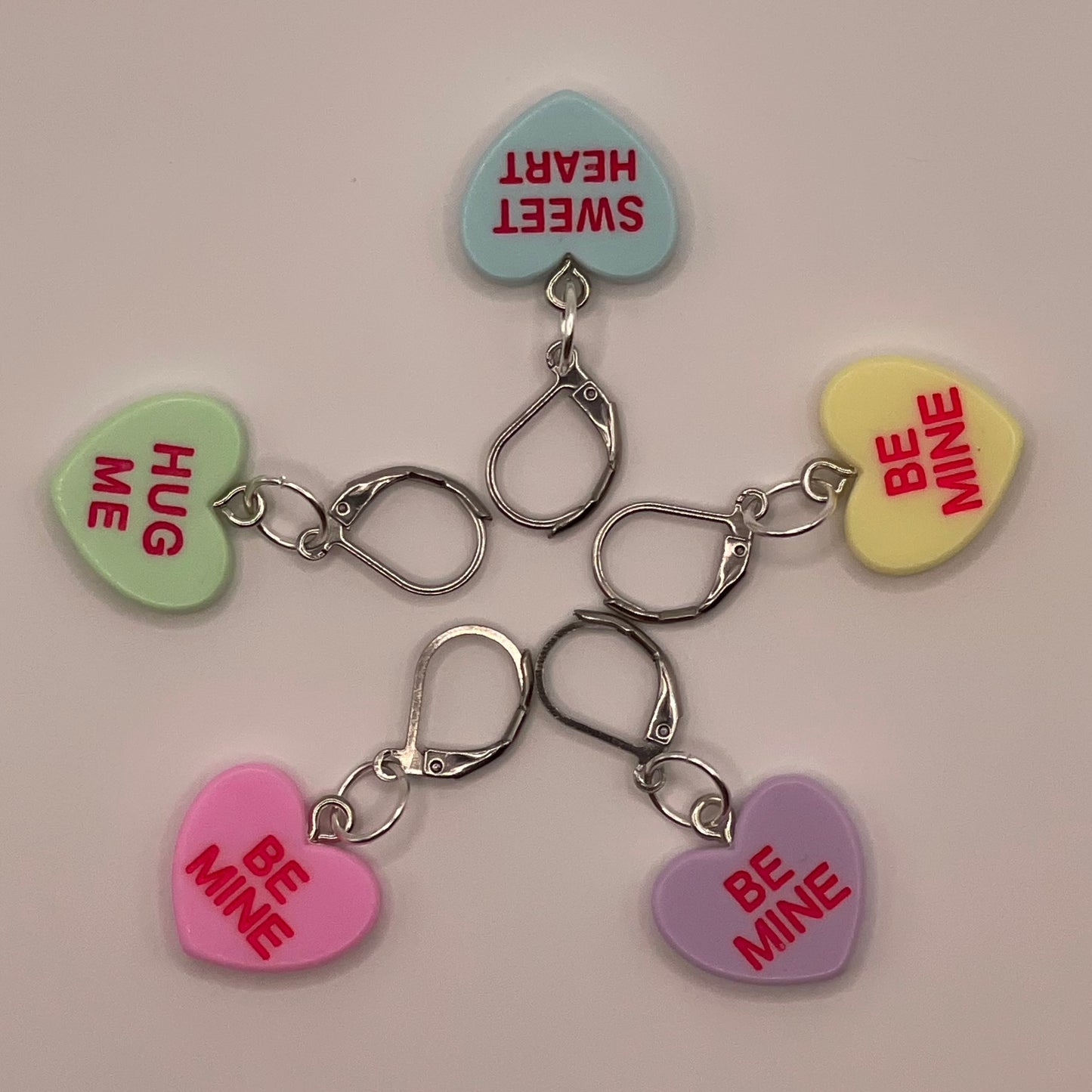 Conversation Heart Stitch Marker