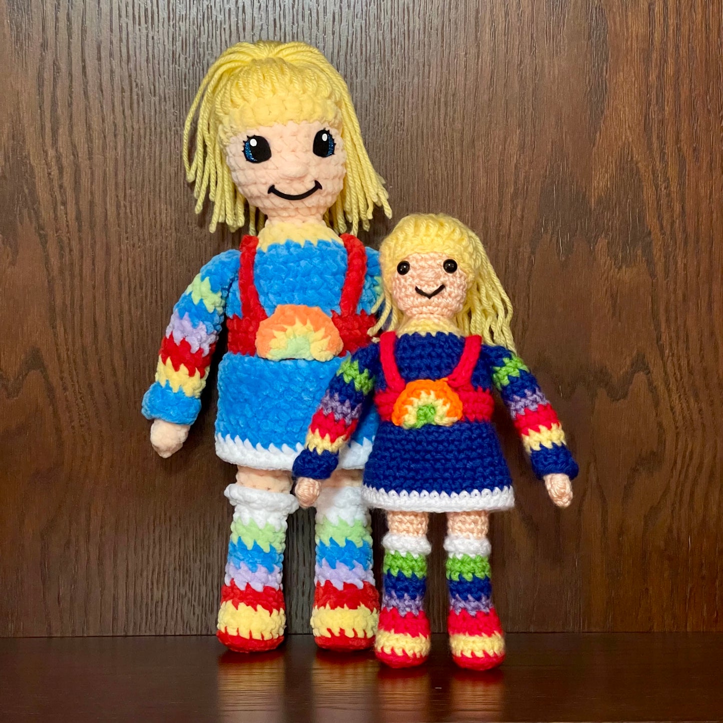 Rainbow Girl - Low Sew Crochet Pattern