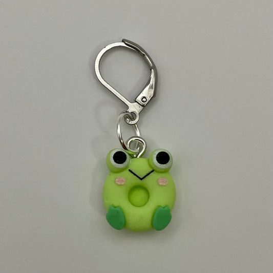 Round Frog Stitch Marker