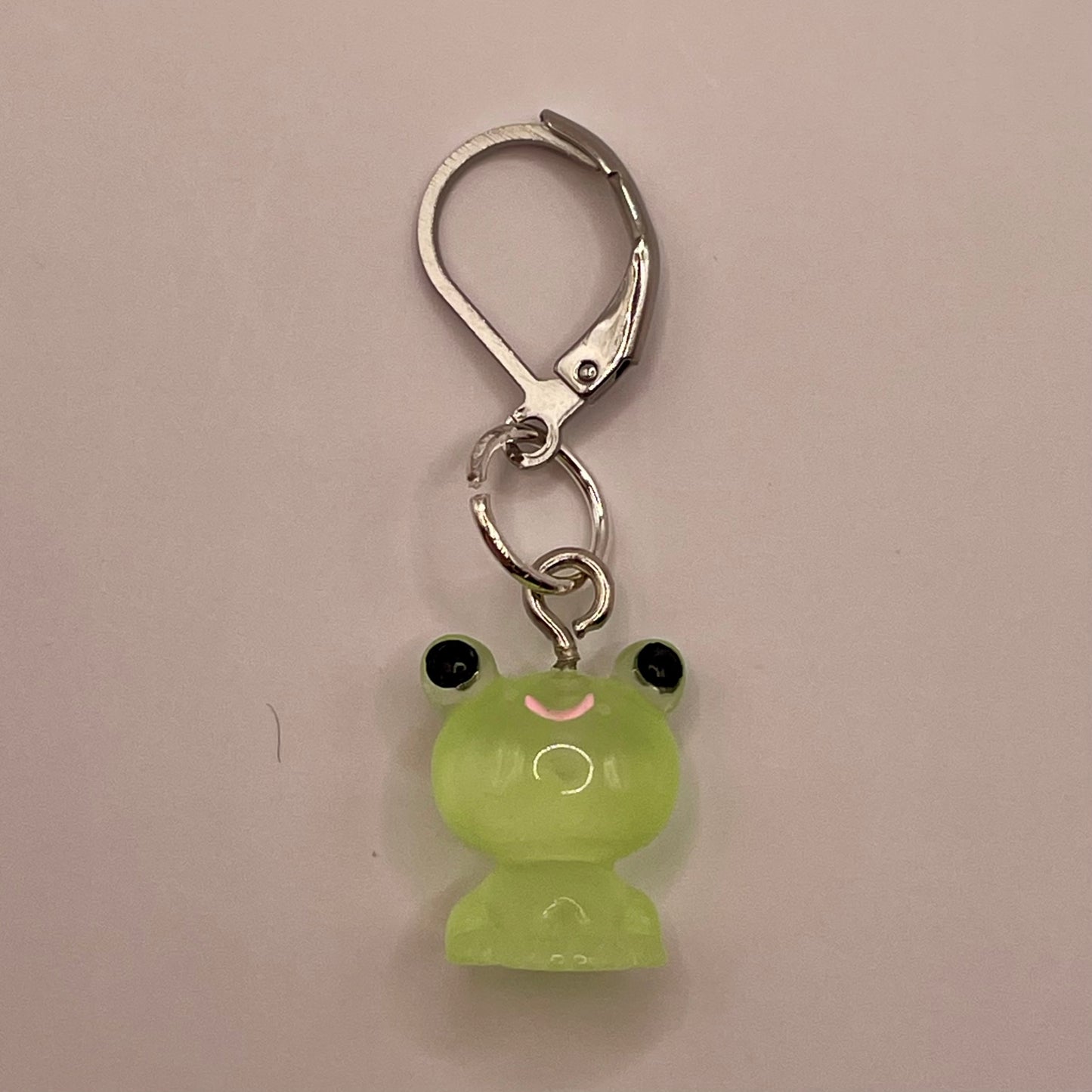 Tiny Frog Stitch Markers