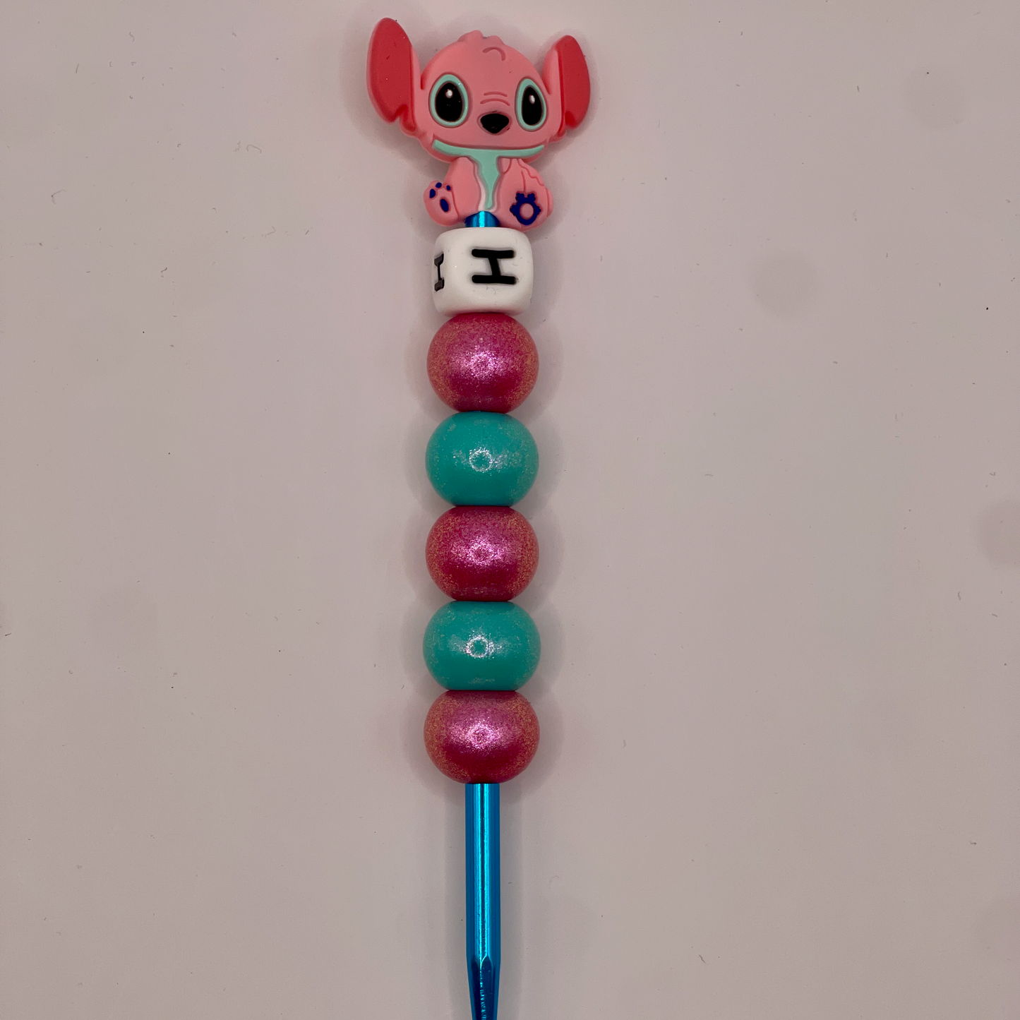 Blue and Pink Aliens Crochet Hooks