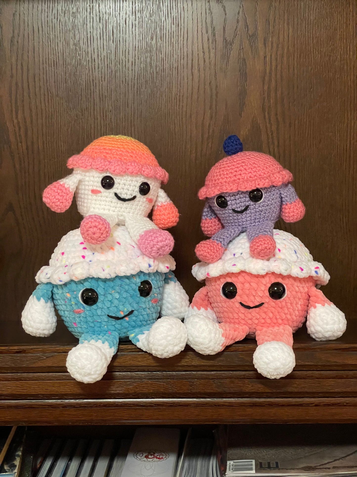 Cupcake Cuteness - Low/No Sew Crochet Pattern