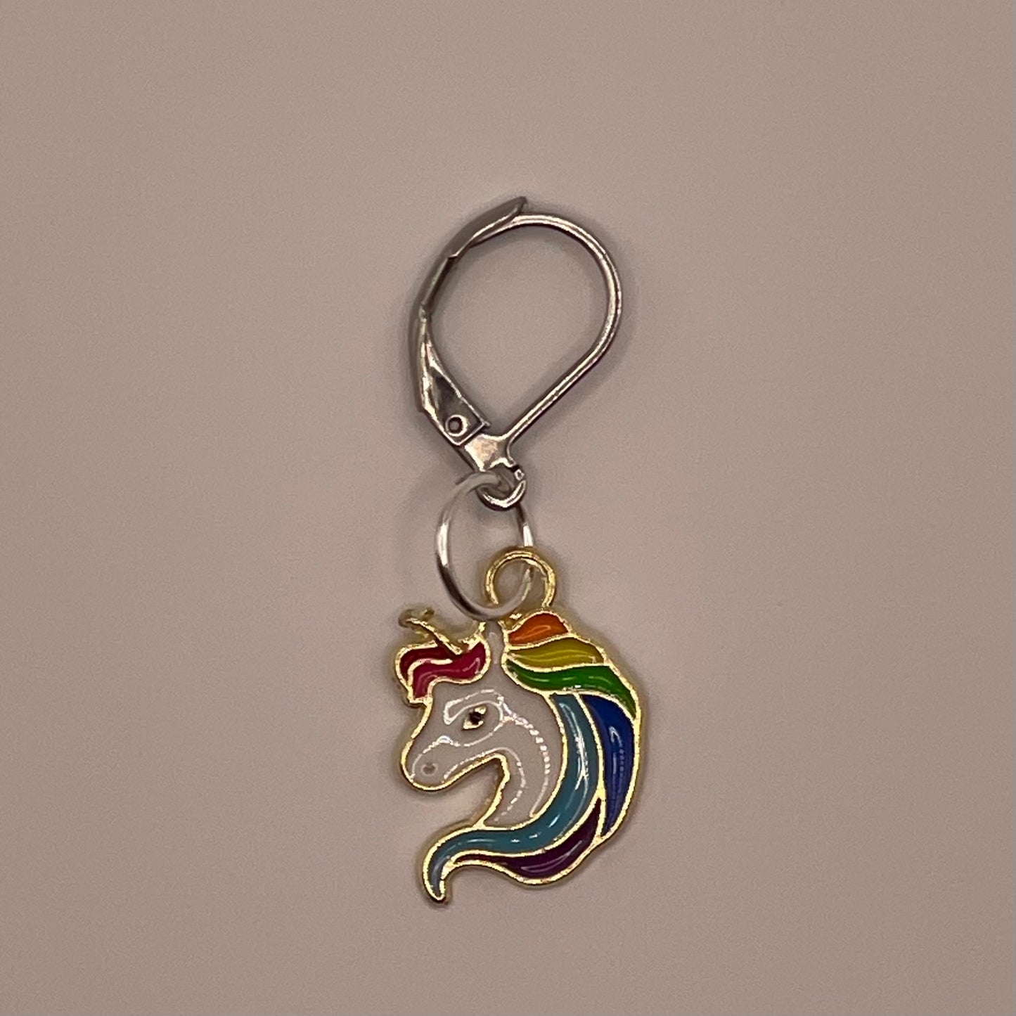 Rainbow Unicorn Stitch Marker