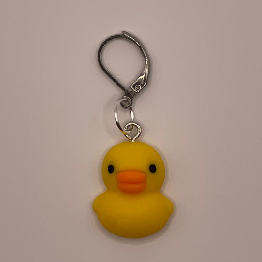 Yellow Duck Stitch Marker